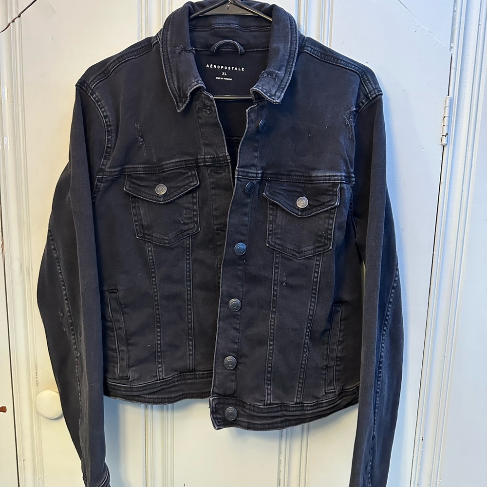 Aeropostale cropped jean jacket